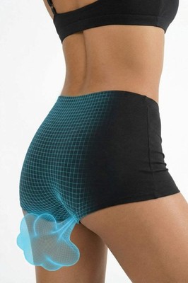 Shinesty ''The Threat Level Midnight'' Solid Black Fart Proof Boyshort Underwear