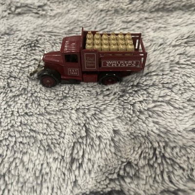 Lledo promotional models Walkers Crisps van Toy Car Vintage Style Red