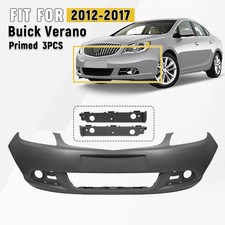 Primed Front Bumper Cover For 2012 2013 2014 15 16 2017 Buick Verano W Brackets