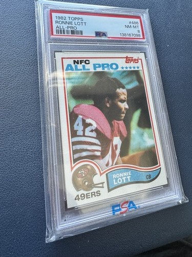 Ronnie Lott [All Pro] #486 1982 Topps card