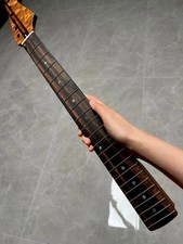 5-Piece Ebony Fretboard Flame Maple Electric Guitar Neck 22Frets Abalone Inlays