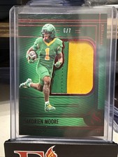 2025 Panini Silhouette - Dakorien Moore 6/7 Jumbo Patch Oregon Ducks