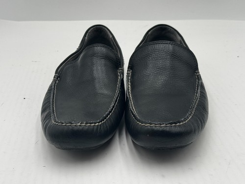Sperry Gold Cup Venetian ASV Mens Driver Loafer 10M Black Leather Shoes STS10251 - Picture 5 of 10