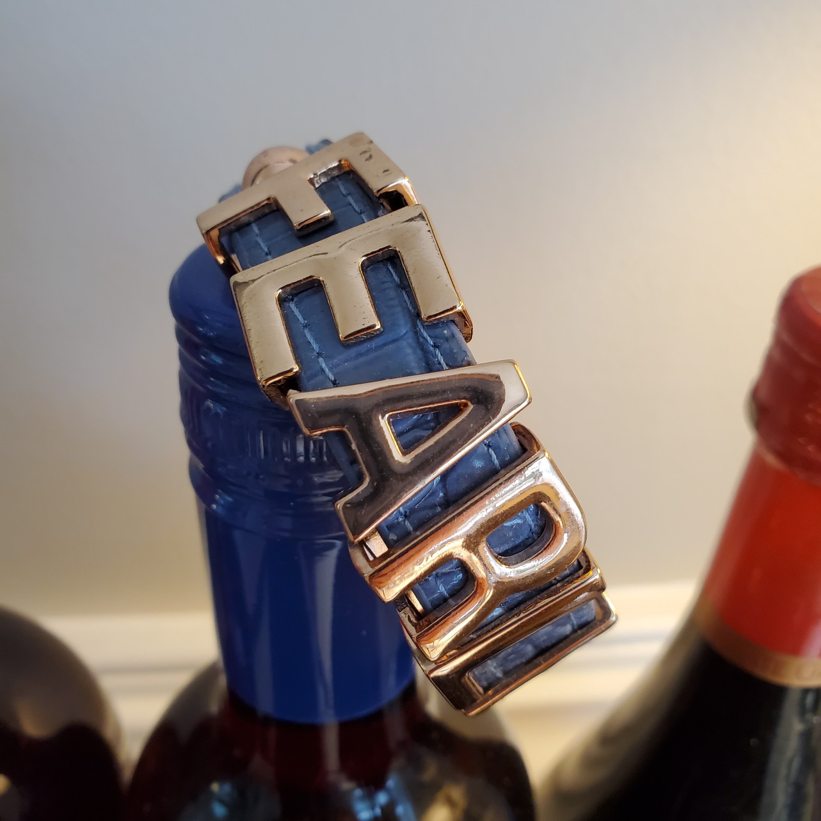 FEARLESS BCBGeneration Blue Snap Strap Bracelet L… - image 2