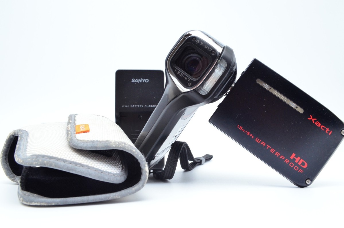 SANYO　Xacti　DMX-CA9 NEAR MINT SANYO Xacti DMX-CA9 Waterproof HD Camcorder Black Tested