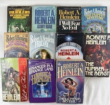 Robert A. Heinlein Vintage Science Fiction Sci-Fi Paperback Books Lot of 11