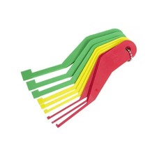 Lisle Comb. Brake Lining Thickness Gauge Set 9-pc Brake Pad Wear Gauge Set