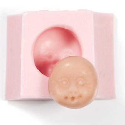 Cute Baby Face Silicone Mold Food Safe Fondant Flower Paste Resin Clay  (523)