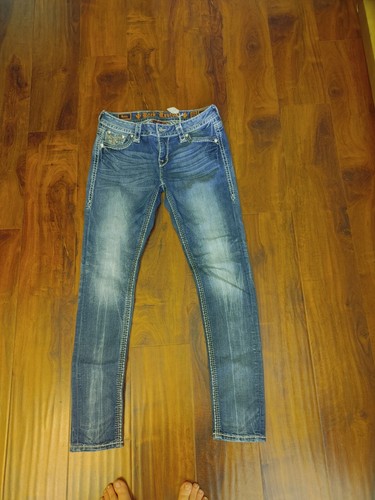 Ladies Rock Revival Easy Skinny Jeans Size 27x29 - Picture 7 of 7
