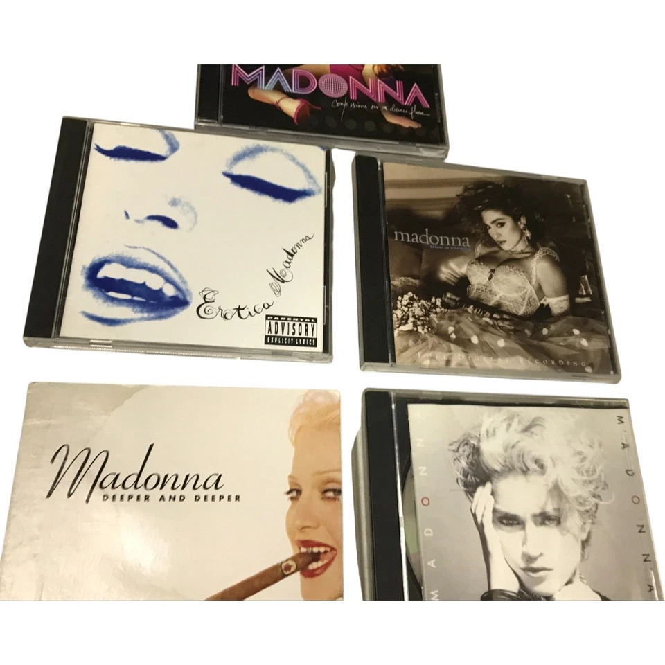 Madonna Lot 7 CDs Confessions on a Dance Floor, Erotica, Like A Virgin and More Foto 2 de 4