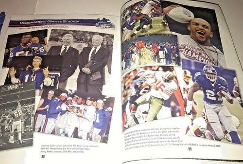 2009 New York Giants Stadium Commemorative Final Game Program & Poster Brand New - 第 2/6 張圖片