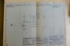 PRE PRODUCTION LESNEY MATCHBOX FUNNY FLYER PLANE DESIGN DRAWING CLICKER ACTUATOR