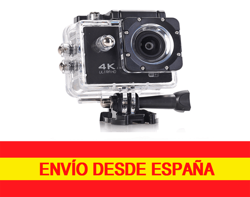 Cámara 4K ultra Con Control Remoto Carcasa acuática y accesorios | eBay