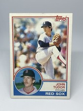 1983 John Tudor #318 Boston Red Sox Topps Free Shipping