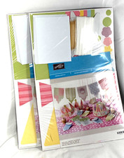  Lot of 2 Stampin' Up Princess Party Kit Invitations Decorations Crown Crafts