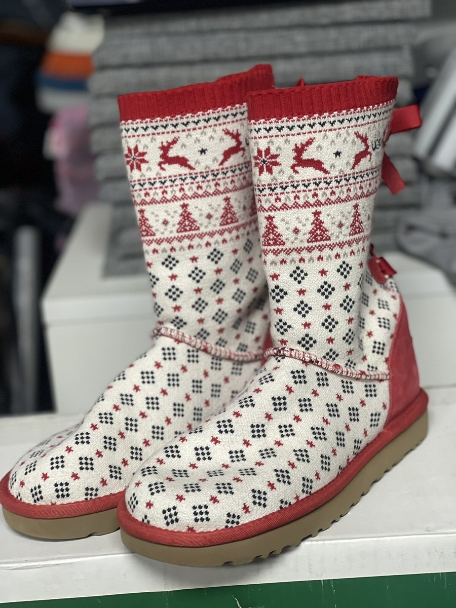 ugg holiday sweater boot