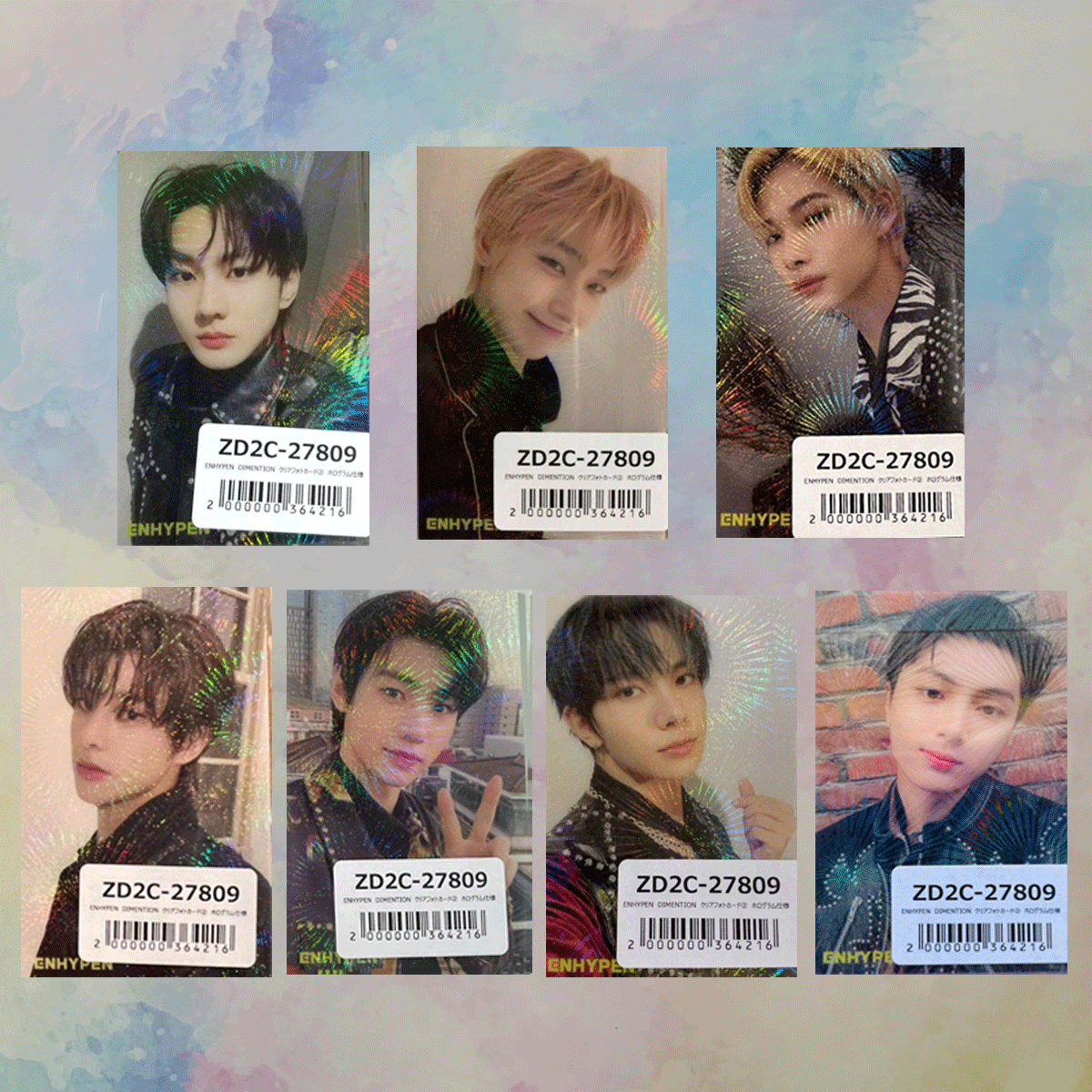 ENHYPEN Universal Japan Lucky Draw Limited number Photo Card
