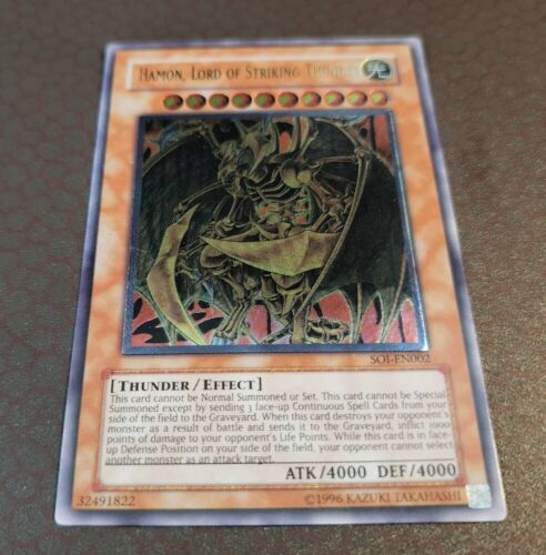 Yu-Gi-Oh! Hamon, Lord of Striking Thunder (Euro) -SOI- Ultimate - Unlimited VLP! - Picture 1 of 4