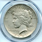 1921 Peace Dollar, PCGS AU50, Key Date!****