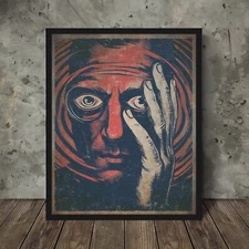 PSIONIC REMOTE VIEWING Wall Art, Psychic Telepathy Medium Empath Meditate Poster