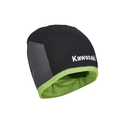 BERRETTO IN LANA KAWASAKI SPORT BEANIE CUFFIA VERDE NERO UNISEX CAPPELLINO  | eBay