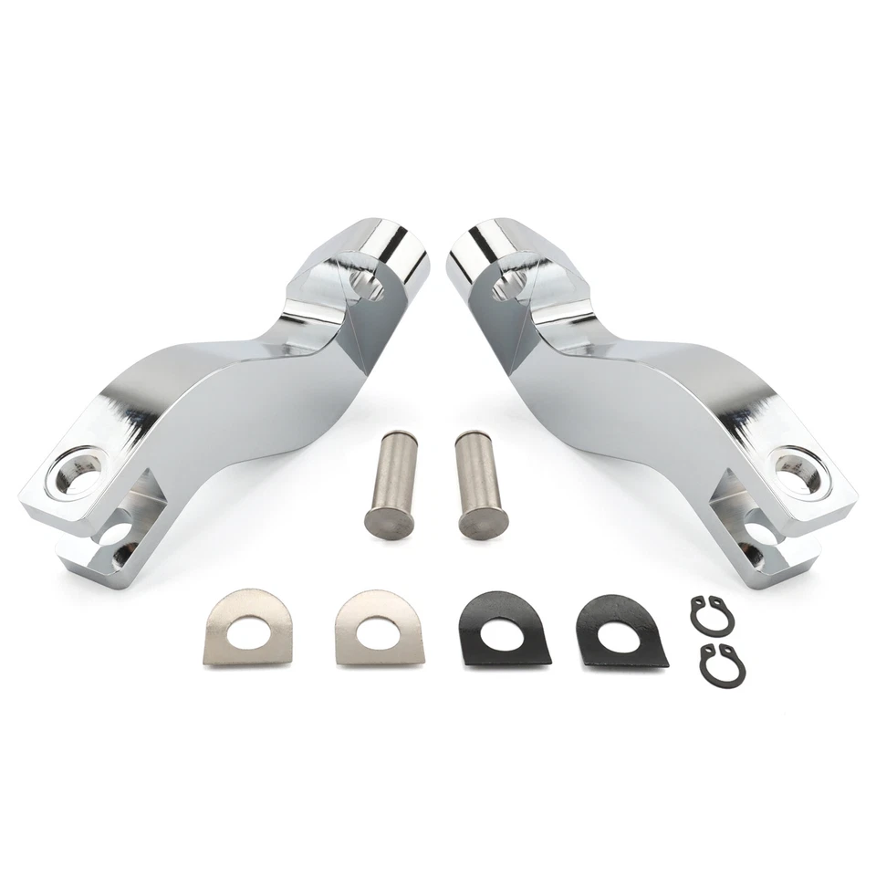 Chrome Phantom Floorboards Footboards For Harley Touring Road King Electra Glide Foto 4 de 4