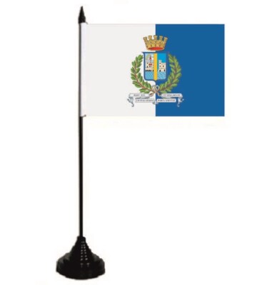 Tischflagge Pescara Stadt Tischfahne Fahne Flagge 10 x 15 cm 