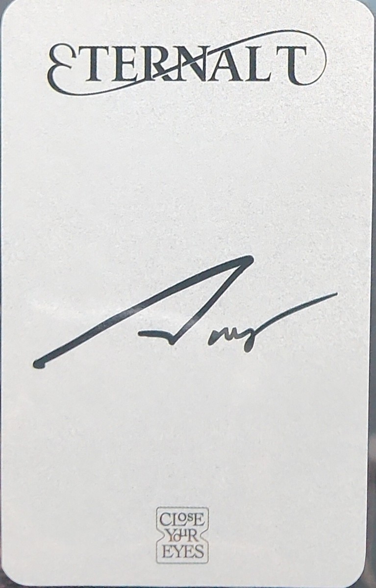CLOSE YOUR EYES ETERNALT CD サイン ギョンべ CLOSE YOUR EYES - ETERNALT (Photobook Ver.) SIGNED ALBUM #1