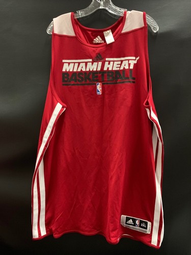 MIAMI HEAT BASKETBALL RED ADIDAS PRACTICE JERSEY SIZE 3XL | eBay