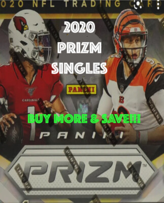 2020 Panini Prizm Football - Base & Rookies - You Pick! Complete Your Sets!