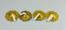 Vintage Set of 4 Brass Finger Cymbals Belly Dancing