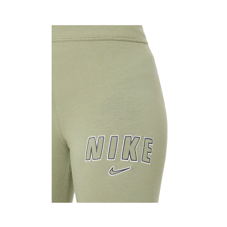 Nike Ropa Deportiva para Niñas Tendencia Cintura Alta Leggings FN7718-386 Verde Aceite 2XS-2XL Foto 4 de 4