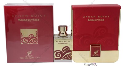 Afnan Edict Amberythme 2.7 oz/80ml Extrait De Parfum Spray Unisex New In Box