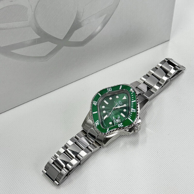 LAARVEE PEA001-Green Bezel & Green Dial Silver Precision LAARVEE PEA001-Green Bezel & Green Dial Silver Precision