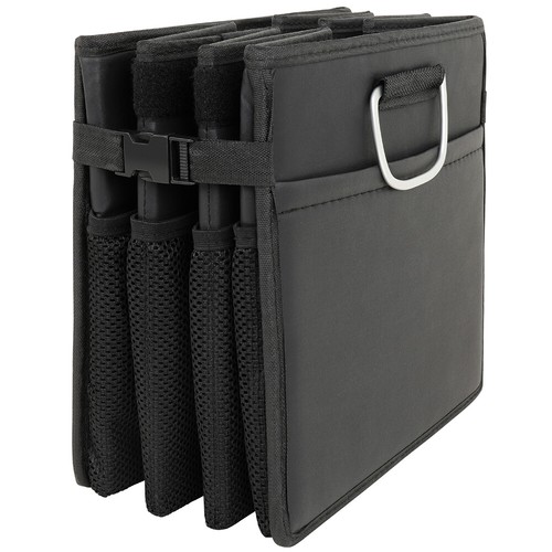 Caja de Almacenamiento de Carga Baúl Plegable Cuero PU OSB Plegable Caddy Organizador Bolso - Imagen 12 de 12