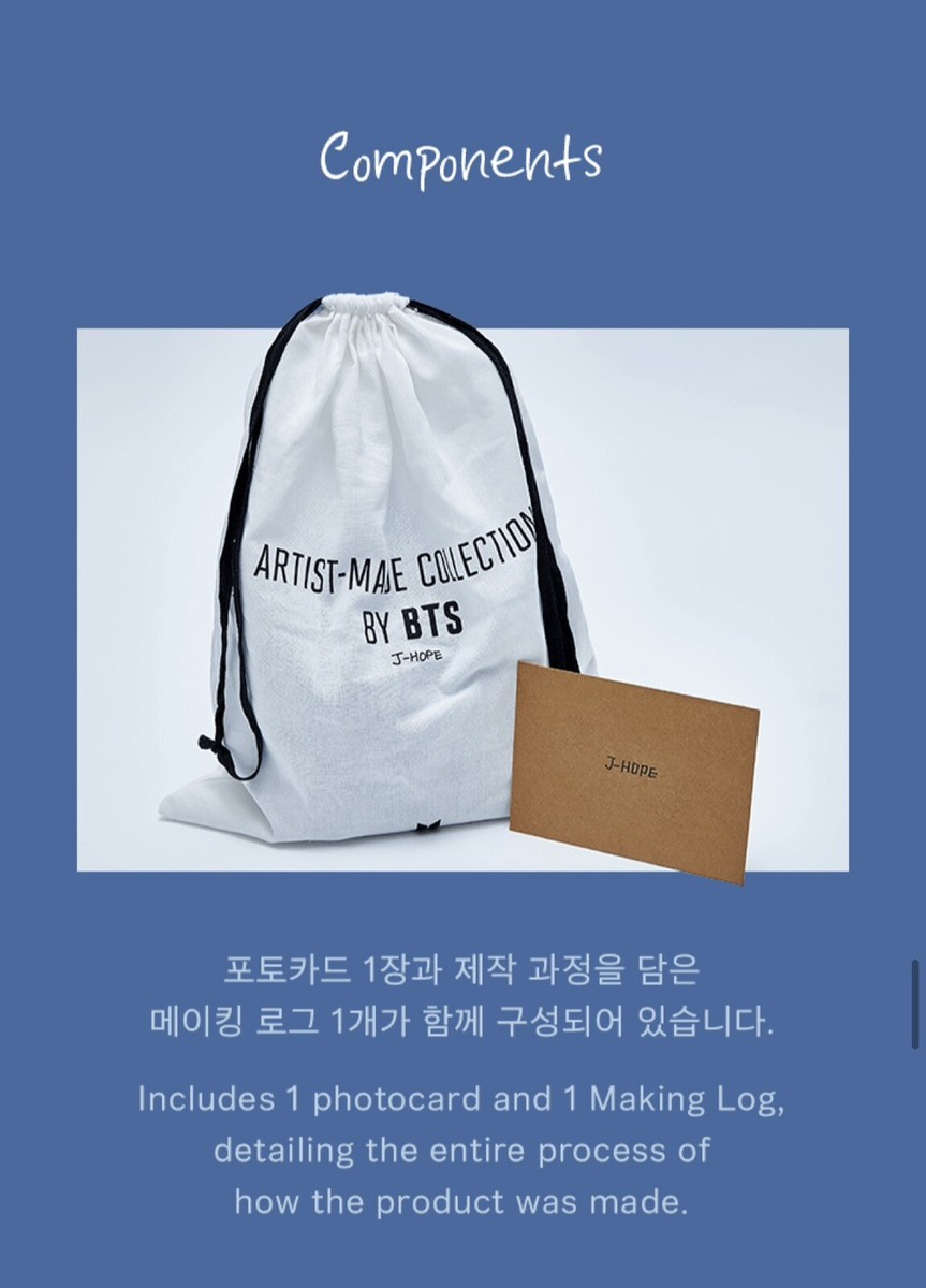 アイドル ARTISTMADE BTS [J-HOPE] SIDE BY SIDE BAG BTS Artist Made Collection By BTS J-HOPE Side By Side Mini