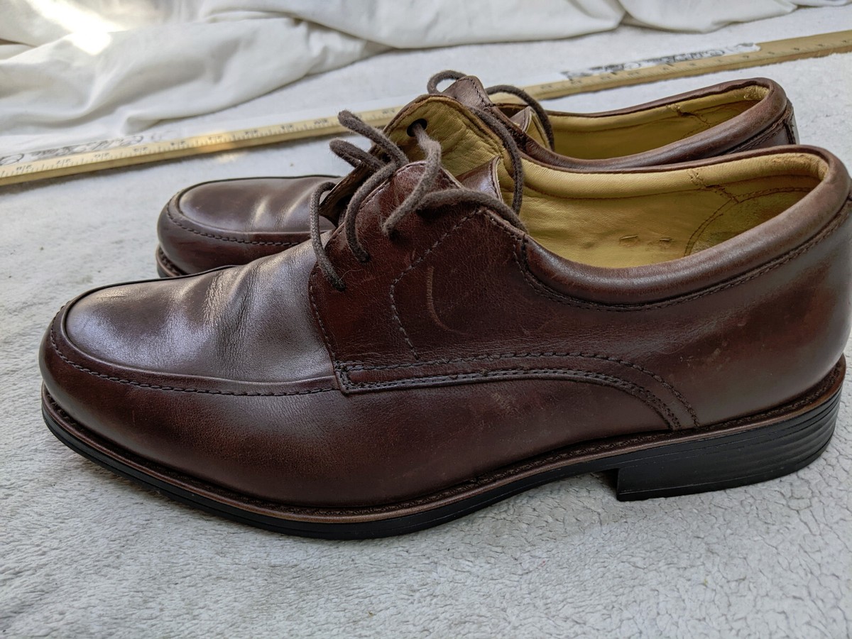 Johnston & Murphy Men’s 9M Brown Sheepskin Oxfords‎ Lace Up Office Career Preppy Johnston & Murphy Leather Sheepskin Lace Up | Mercari main image 4