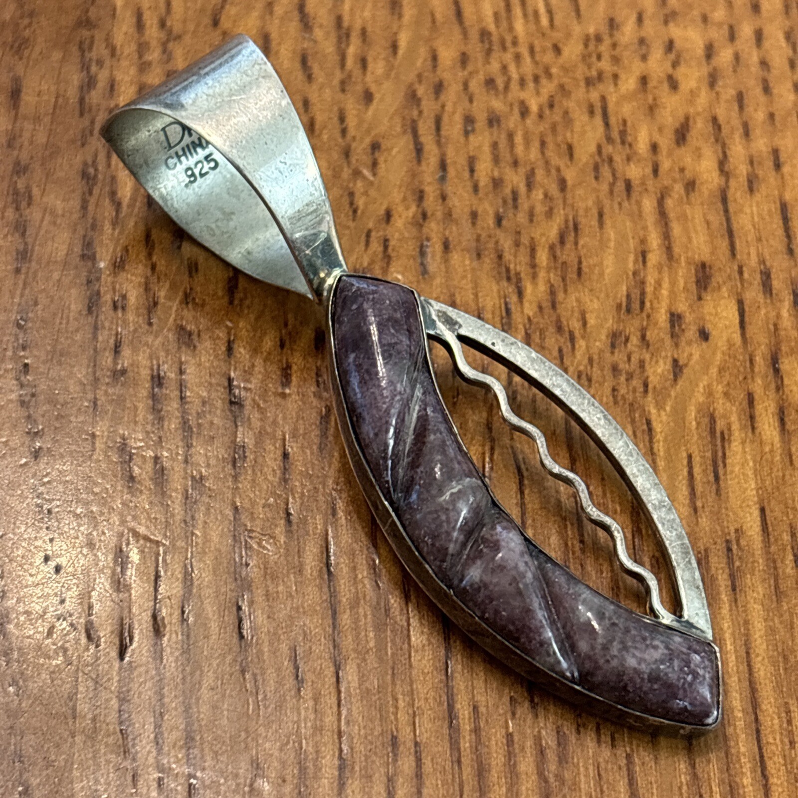 Jay King DTR Sterling Silver Amethyst Pendant Vin… - image 4