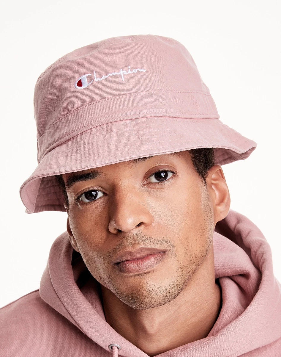 champion bucket hat pink