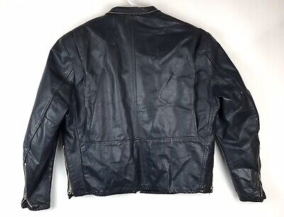 Vtg Beau Breed Cafe Racer leather jacket Men's Size 46 Z1 | eBay Vtg Beau Breed Cafe Racer leather jacket Men's Size 46 Z1 | eBay