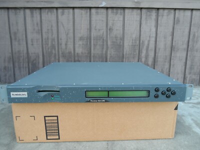 Ericsson Tandberg RX1290 Dual-IP Receiver Decoder HD AC3 HWO/IP/GIGE TVIP unit