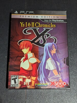 Ys 1 & 2 Chronicles Premium Edition For Sony PSP - New Complete 
