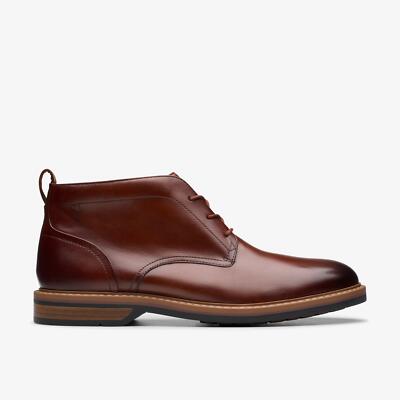値下 未使用 Clarks Aldwin Chukka レザー Clarks Men's Aldwin Chukka Mid Tan Leather 26178425 | eBay