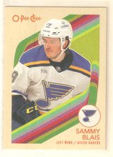 Sammy Blais 2023-24 O-Pee-Chee Retro Parallel #339 Blues