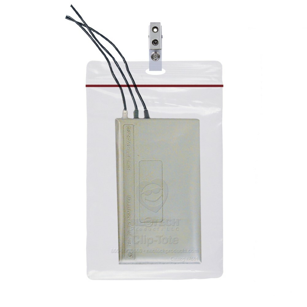 100-Pack* Neotech Clip-Tote Telemetry Water Resistant Pouches A501
