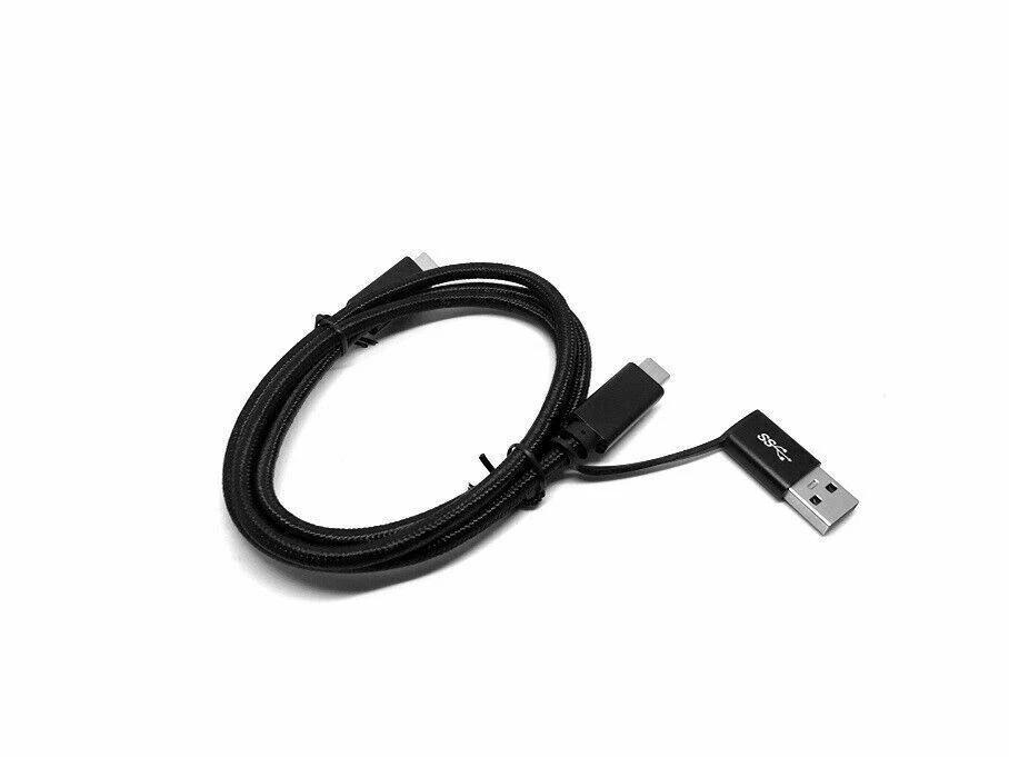 USB DUAL INTERFACE POWER CABLE CHARGER FOR RAZER HUNTSMAN TE TKL GAMING KEYBOARD - Image 2 of 4