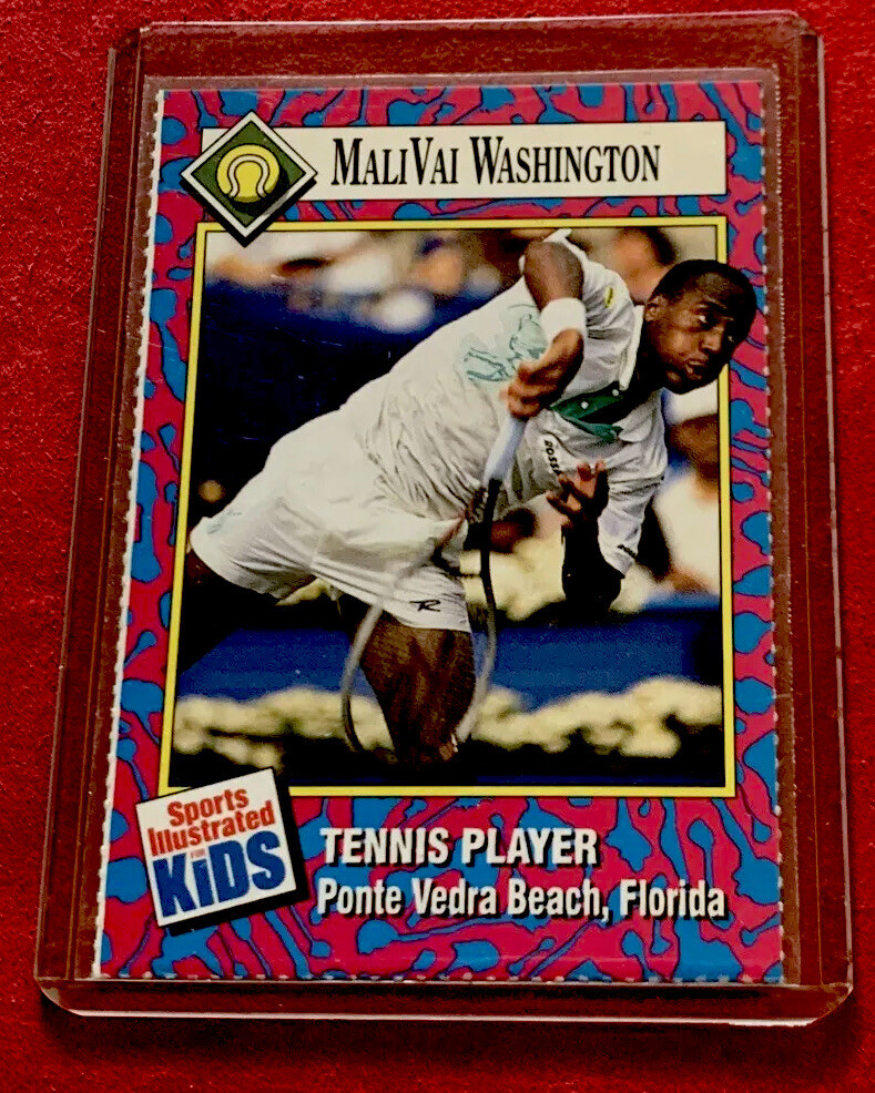 MALIVAI WASHINGTON ROOKIE 1993 RC Tennis USTA SI For Kids Sports