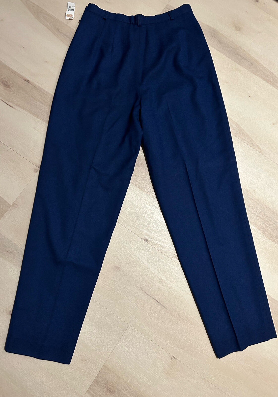 NWT!! Talbots Blue WOOL Lined Dress Pants Size 10 Side Zip W/pockets Women’s eBay