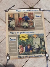 Affiche parfumée de 1954 pour concessionnaire Vespa Acma