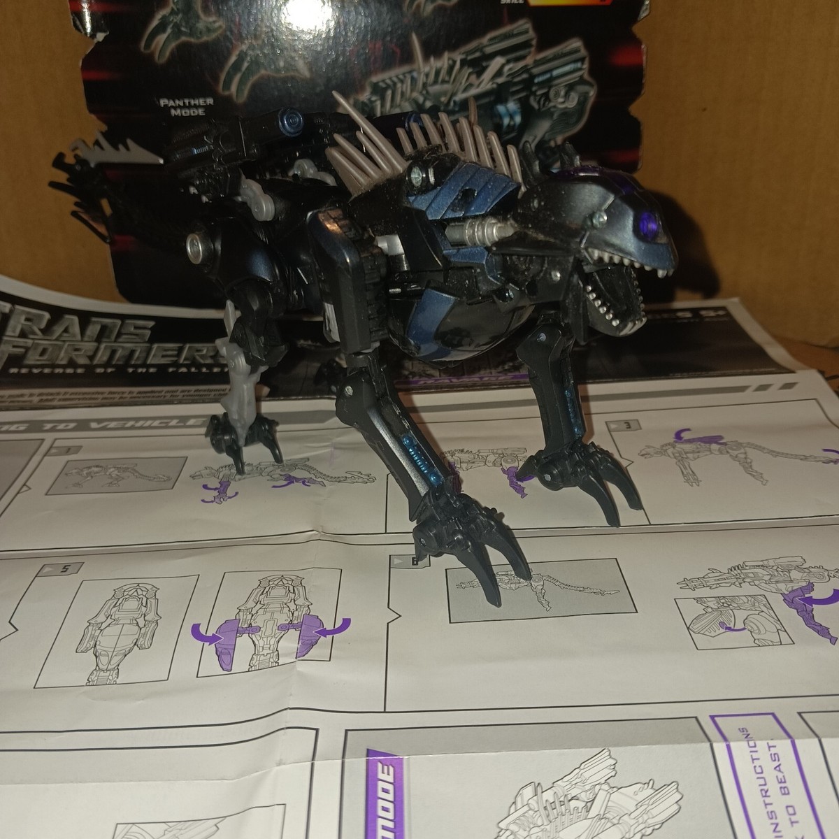 Transformers Revenge Of The Fallen – Ravage – Hasbro – Neuf Sous Blister